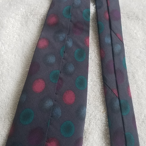 Alexander Julian "Colours" All Silk Necktie / Suit Tie - Picture 11 of 11